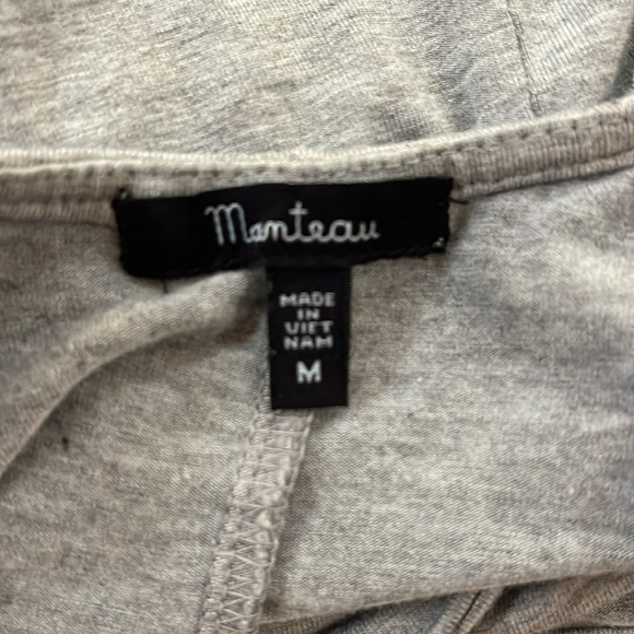 Monteau long, gray maxi dress with keyhole in the back. Size Medium. - Picture 6 of 7